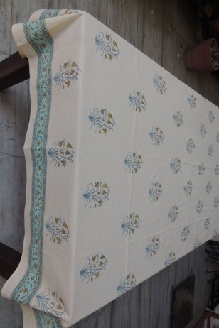 Noorjahan Blue Table Cover