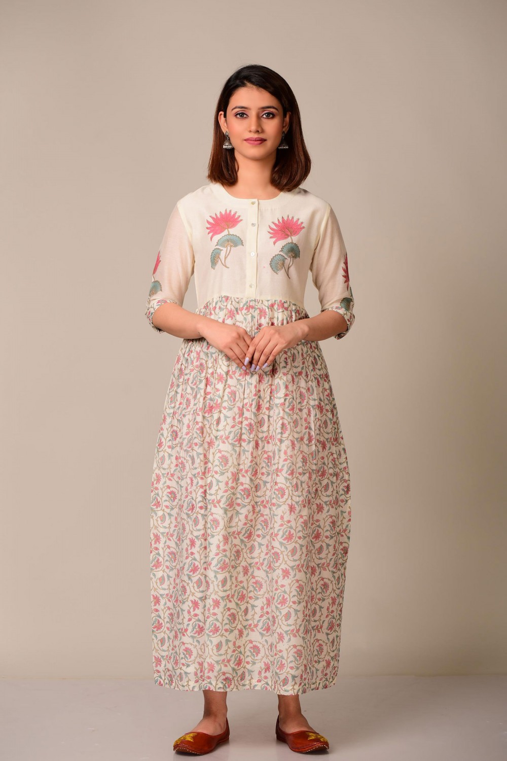 Izma Buta Pink Dress