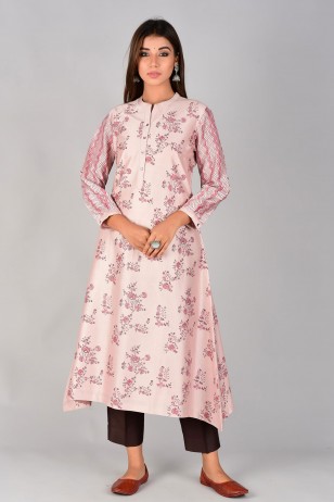 Anjuman Buta Mauve Kurta