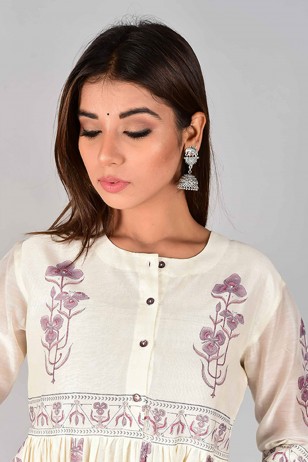 Gulmohar Buta Kurta