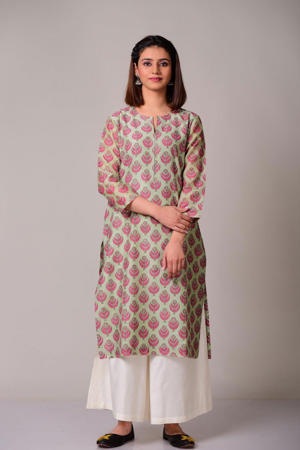 Rooh Chanderi Kurta