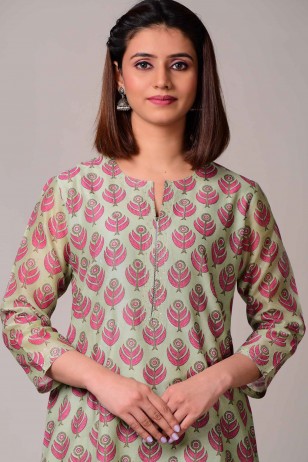 Rooh Chanderi Kurta