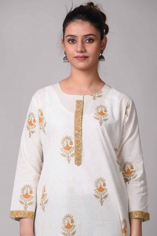 Firdos Mull Kurta