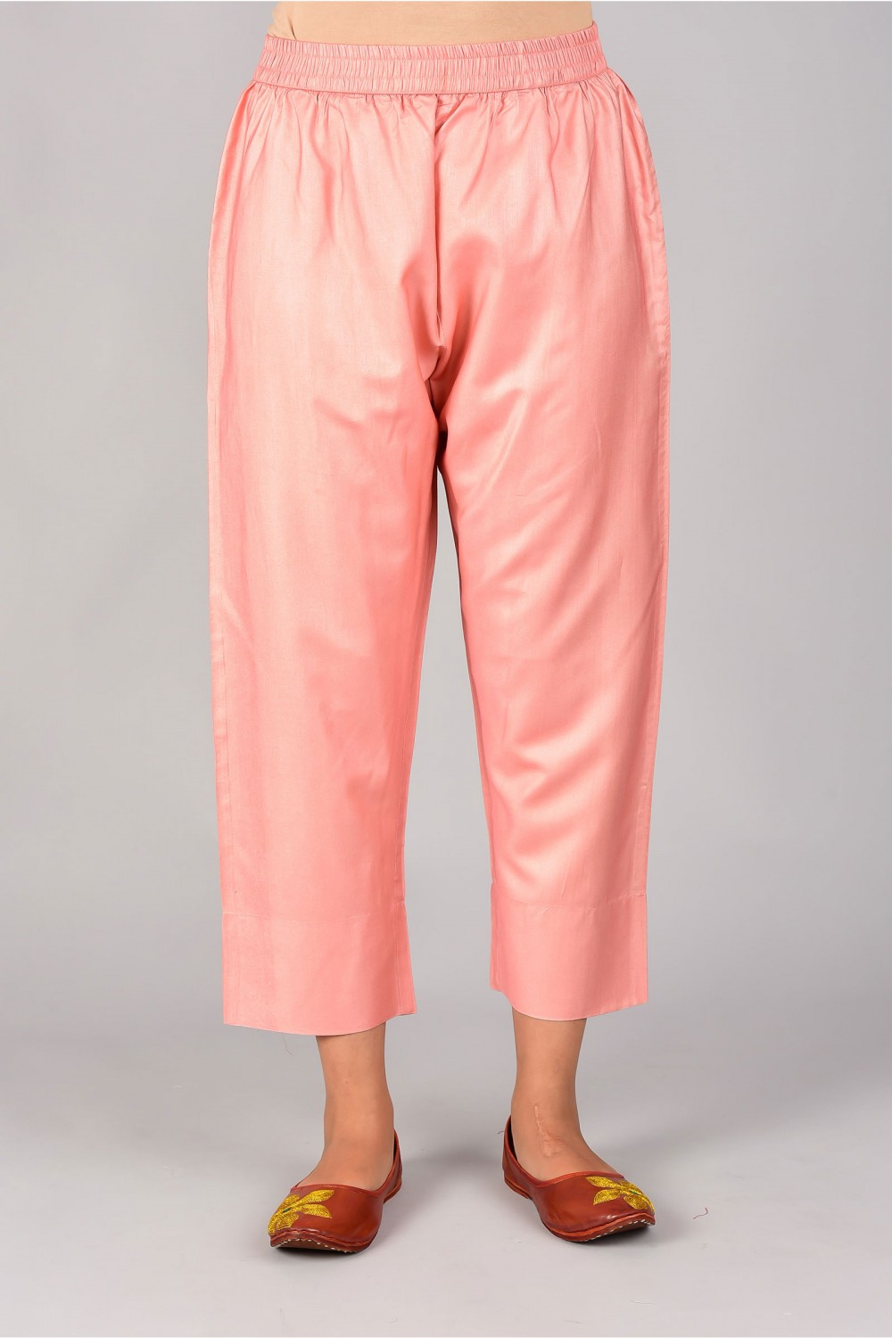 Pink Silk Pant